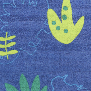 Nourison Imagination IMA16 Navy Multicolor Area Rug Corner Image