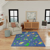 Nourison Imagination IMA16 Navy Multicolor Area Rug Swatch Image