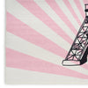 Nourison Imagination IMA17 Pink Area Rug Corner Image