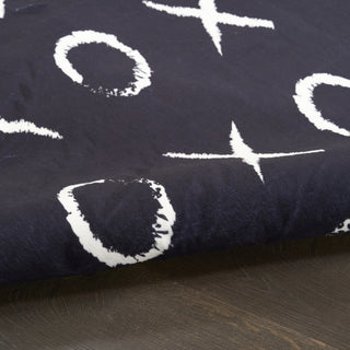Nourison Imagination IMA18 Black Area Rug Detail Image