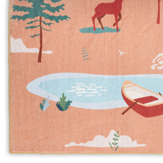 Nourison Imagination IMA21 Multicolor Area Rug Corner Image