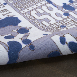 Nourison Imagination IMA22 Blue Area Rug Detail Image