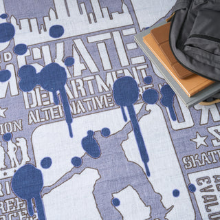 Nourison Imagination IMA22 Blue Area Rug Texture Image