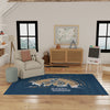 Nourison Imagination IMA23 Blue Area Rug Swatch Image