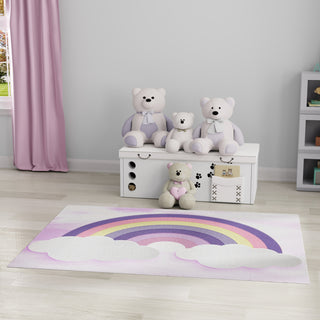 Nourison Imagination IMA26 Multicolor Area Rug Corner Image
