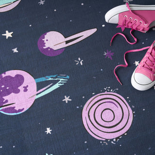 Nourison Imagination IMA27 Black Machine Washable Area Rug Texture Image