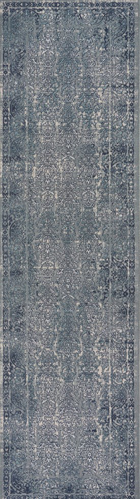 LR Resources Imagine Daytime Dusk Niagara Blue Area Rug 2' 2'' X 7' 7'' Main Image