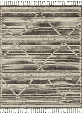Loloi Iman IMA-01 Ivory/Charcoal Area Rug main image