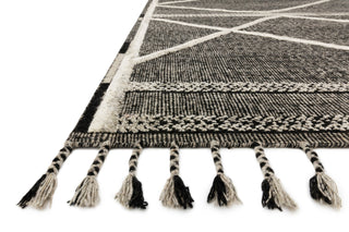 Loloi Iman IMA-02 Beige/Charcoal Area Rug Corner Image