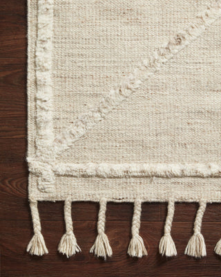 Loloi Iman IMA-05 Beige/Ivory Area Rug Corner Image