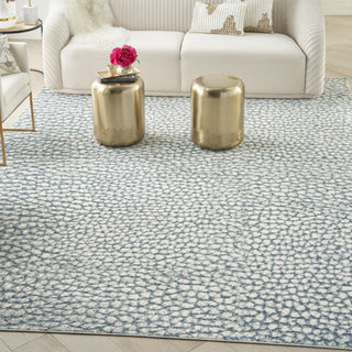 Nourison Joli IMHR4 Ivory/Blue/Grey Area Rug by Inspire Me! Home D�cor Corner Image