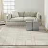 CK045 Impressions IMP01 Silver Area Rug by Calvin Klein Room Image Feature