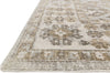 Loloi Imperial IM-02 Silver/Ivory Area Rug Corner Image