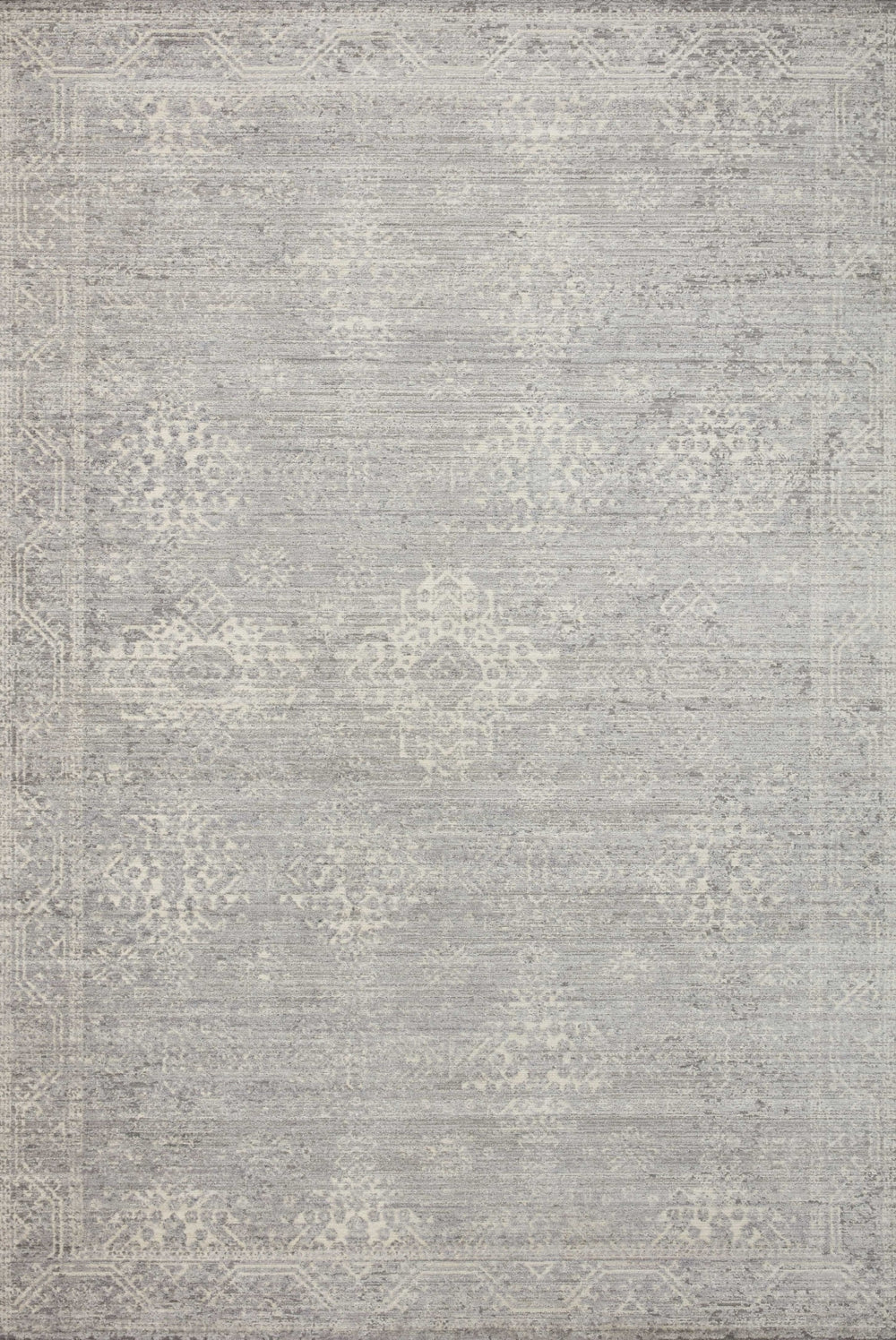 Loloi Indra INA-02 Silver/Ivory Area Rug