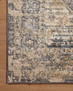 Loloi Indra INA-03 Charcoal/Natural Area Rug Corner Image