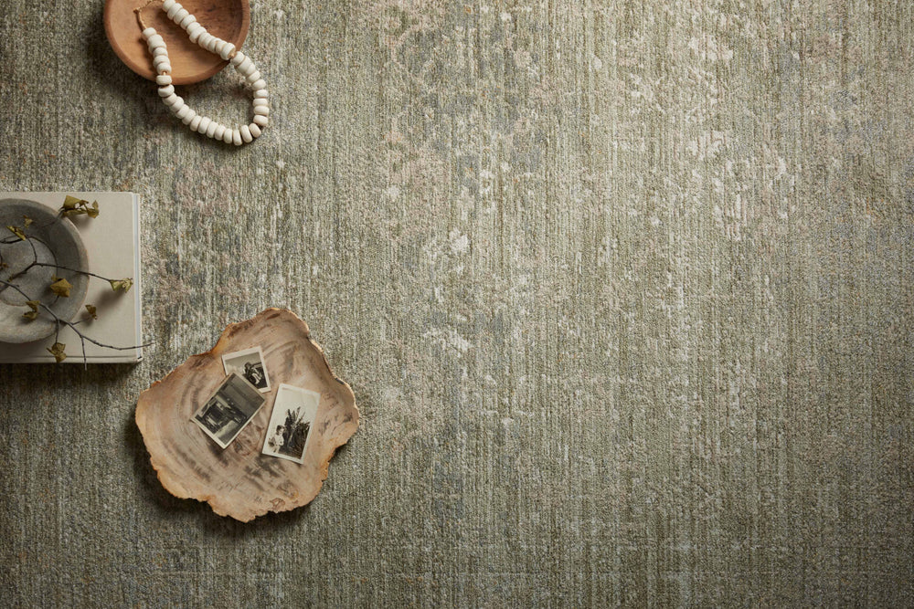 Loloi Indra INA-06 Sage/Natural Area Rug Lifestyle Image Feature