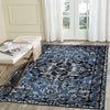 LR Home Infinity 81316 Black/Sky Blue Area Rug Lifestyle Image