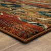 Karastan Spice Market Infused Aquamarine Area Rug Angle Image