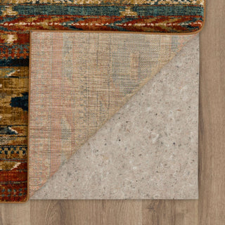 Karastan Spice Market Infused Aquamarine Area Rug Back Image