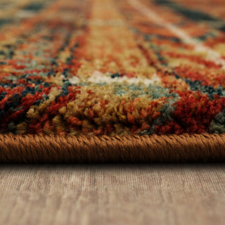 Karastan Spice Market Infused Aquamarine Area Rug Detail Image