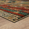 Karastan Spice Market Infused Aquamarine Area Rug Angle Image