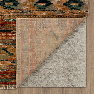 Karastan Spice Market Infused Aquamarine Area Rug Back Image