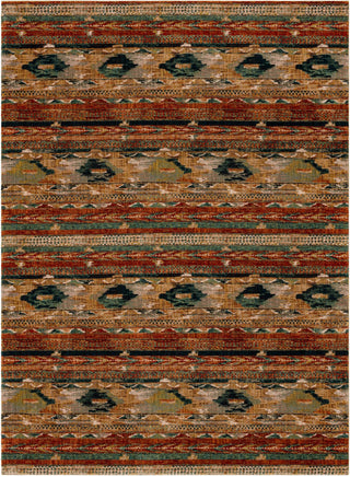 Karastan Spice Market Infused Aquamarine Area Rug main image