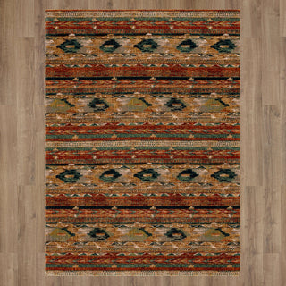 Karastan Spice Market Infused Aquamarine Area Rug Main Image