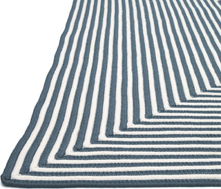 Loloi In/Out IO-01 Blue Area Rug Round Image