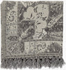 Surya Indira IRI-1003 Charcoal Throw main image
