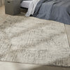 Calvin Klein Ck024 Irradiant IRR01 Cream Black Area Rug Corner Image