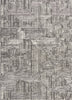Calvin Klein Ck024 Irradiant IRR01 Cream Black Area Rug Corner Image