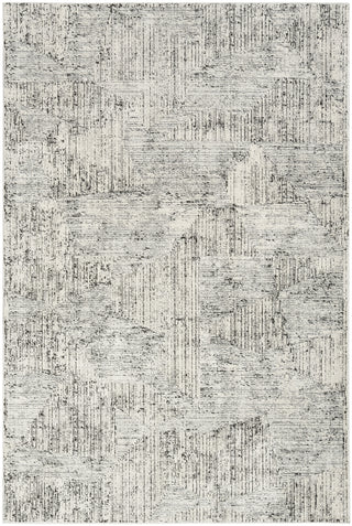 Calvin Klein Ck024 Irradiant IRR01 Cream Black Area Rug Corner Image