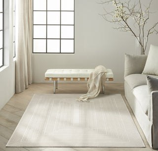 Calvin Klein Ck024 Irradiant IRR02 Ivory Area Rug Room Image Feature