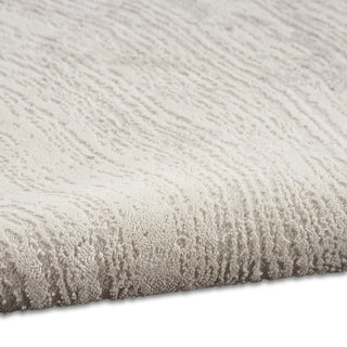 Calvin Klein Ck024 Irradiant IRR04 Silver Grey Area Rug Corner Image