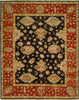 Kalaty Ismir IS-754 Black/Rust Area Rug