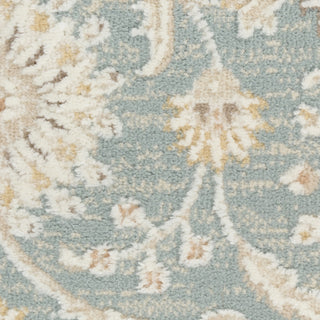 Nourison Isla ISL01 Blue Area Rug Corner Image