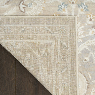 Nourison Isla ISL01 Light Grey Area Rug Corner Image