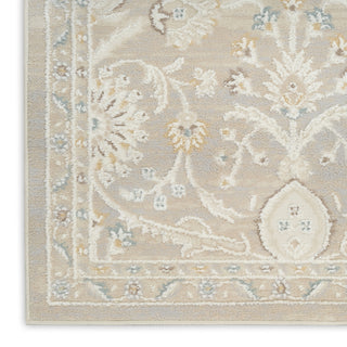 Nourison Isla ISL01 Light Grey Area Rug Texture Image
