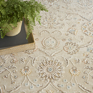 Nourison Isla ISL01 Ivory Area Rug Corner Image