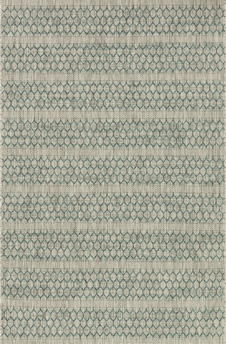 Loloi Isle IE-01 Grey / Teal Area Rug main image