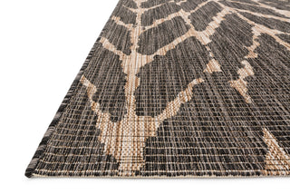 Loloi Isle IE-02 Charcoal / Mocha Area Rug Corner Image