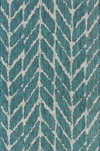 Loloi Isle IE-02 Teal / Grey Area Rug main image