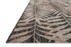 Loloi Isle IE-08 Natural/Black Area Rug Corner Image