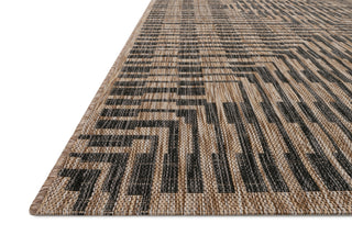 Loloi Isle IE-09 Brown/Black Area Rug Corner Image