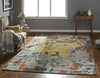 Ancient Boundaries Impact IMP-02 Blue Tones/Multi Area Rug Lifestyle Image