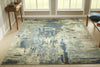 Ancient Boundaries Impact IMP-07 Denim Shades Area Rug Lifestyle Image Feature