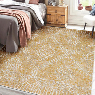 Dalyn Izmir IZ1 Gold Area Rug Lifestyle Image Feature