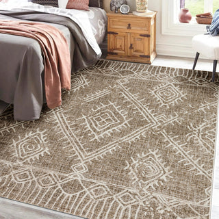 Dalyn Izmir IZ1 Mocha Area Rug Lifestyle Image Feature