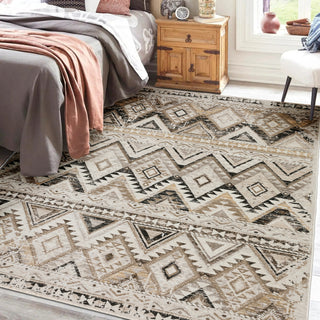 Dalyn Izmir IZ2 Taupe Area Rug Lifestyle Image Feature